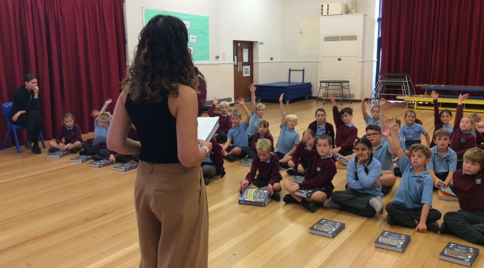 Year 4 students presented with Britannica’s Children’s Encyclopedia