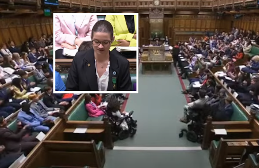 WATCH: Neave speaks on behalf of Guernsey's youth