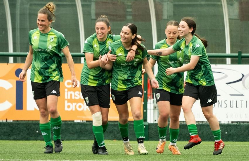 WATCH: Guernsey FC Women lift Colin Welsh Trophy after comfortable win