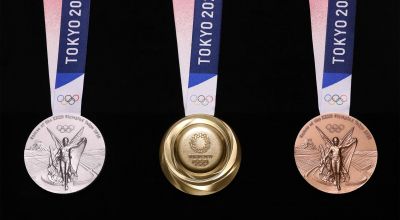 Tokyo unveils 2020 Olympic medals made from recycled gadgets