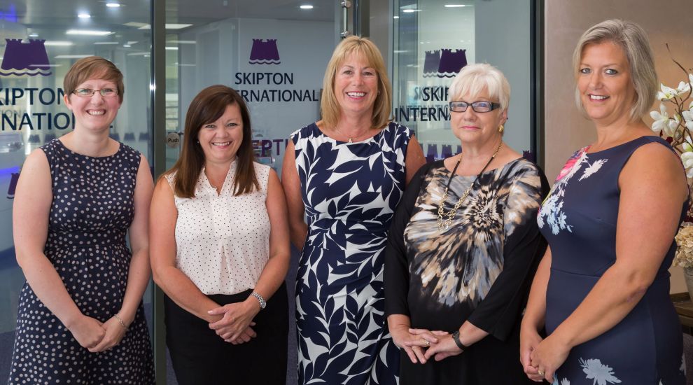 Banking centenary for five Skipton International team members