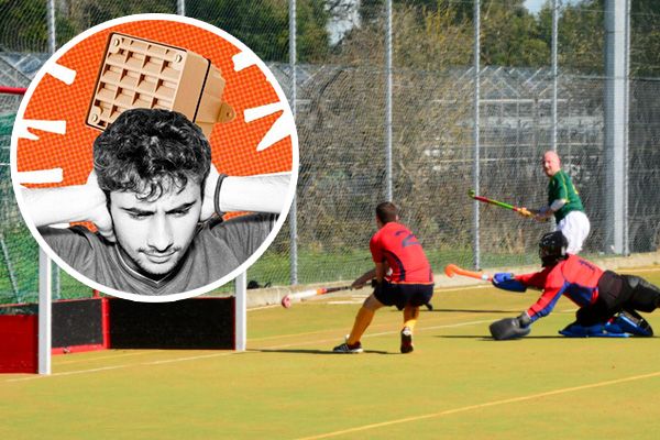 'Anti loitering device' fitted to keep trespassers off hockey pitch