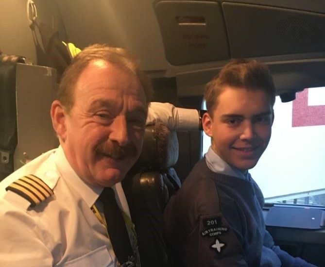 Air cadet's pilot dream backed by Aurigny