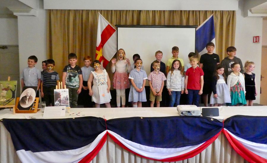 Victor Hugo Society in Guernsey Arts Challenge Primary School awards