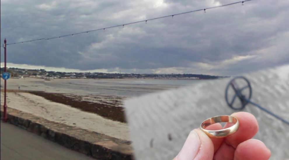 Wedding ring found... then thrown back out to sea