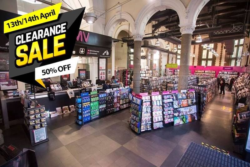 HMV clearance continues today