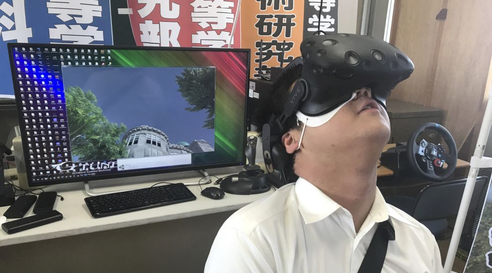 Japanese students produce virtual reality sequence of Hiroshima attack