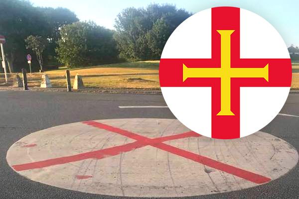 Calls to turn England flag graffiti into a Guernsey flag