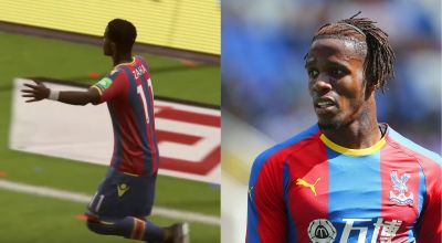 Jesse Lingard and Wilfried Zaha are unhappy with their out-of-date Fifa haircuts