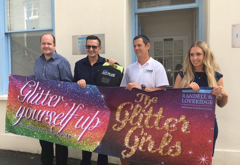 'Glitter Girls' fundraise for Lihou defibrillator