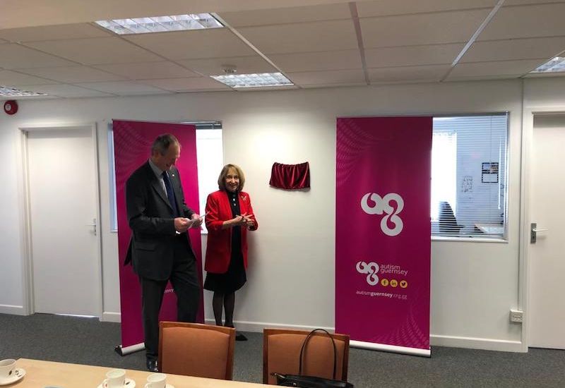 Deputy speaker for the House of Lords opens new Autism Guernsey offices