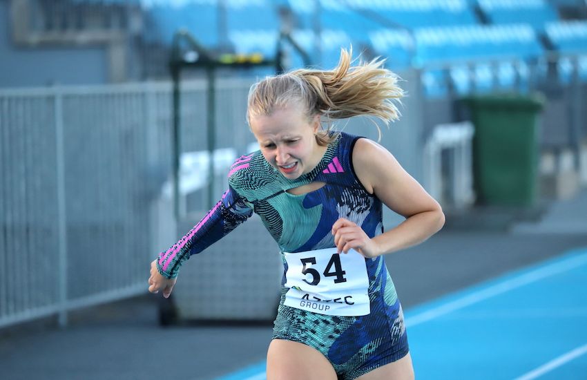 Galpin is first Guernsey woman to break 55 seconds for 400m