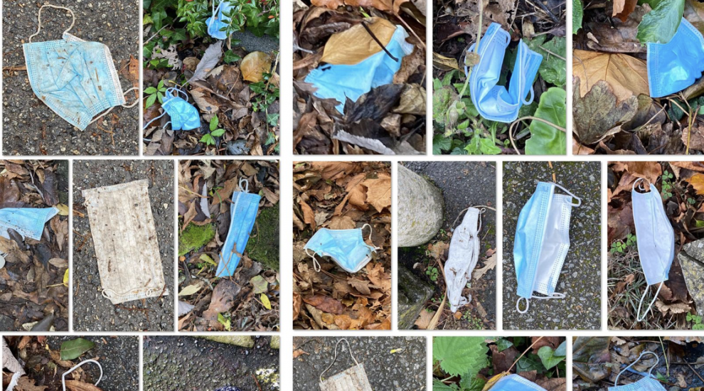 34 masks found littered around PEH