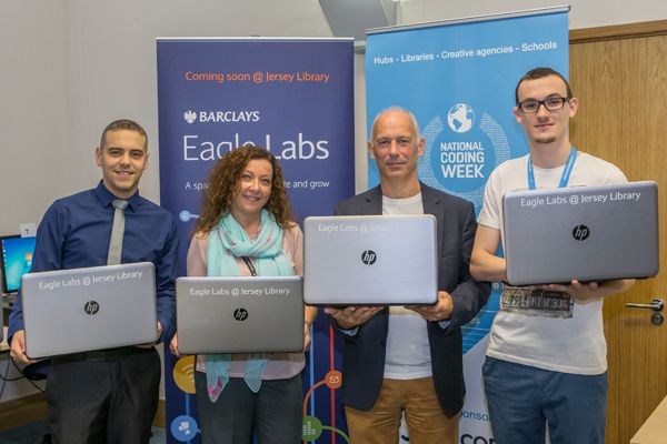 Barclays Digital Eagles share coding knowledge with islanders