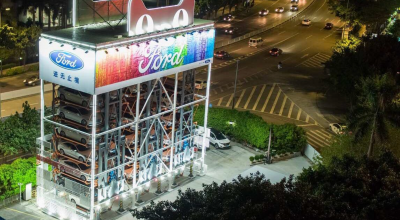 A city in China now has a giant vending machine dishing out cars