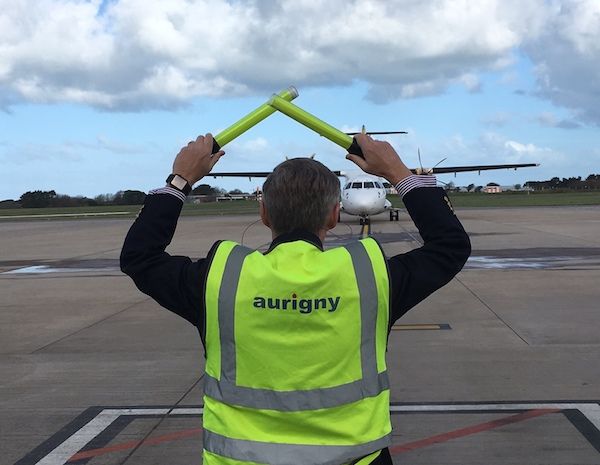 Lt Governor swaps the sea for the sky as he helps out at Guernsey Airport