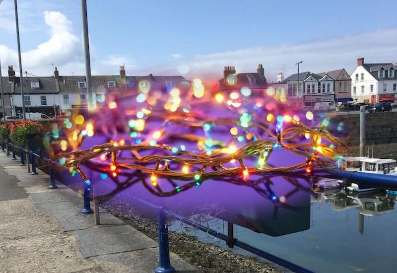 Bridge Christmas Lights need support too