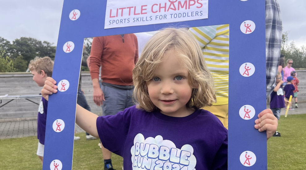 Bubbles Galore for Toddler Fun Run