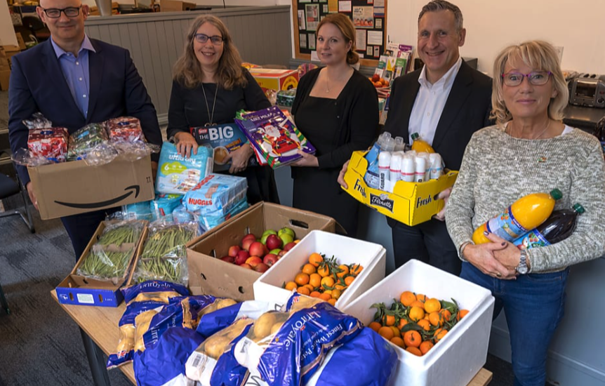 Food bank benefits from KPMG donation