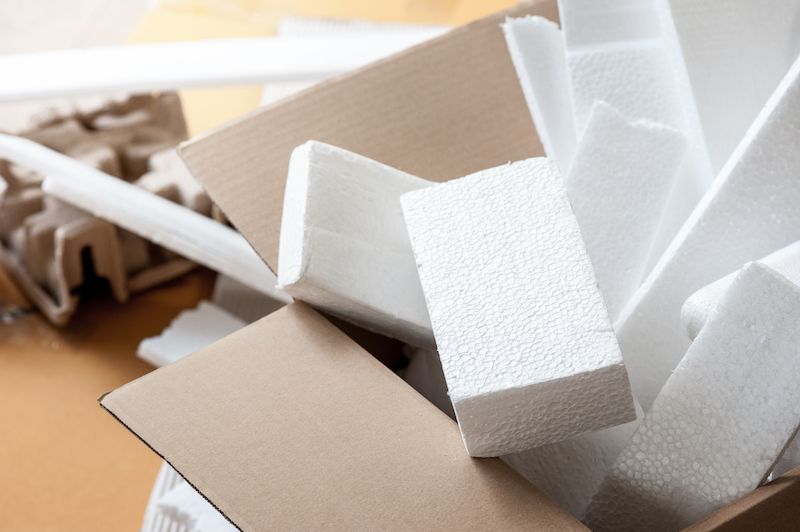 Food recycling bags topped up as polystyrene recycling stopped