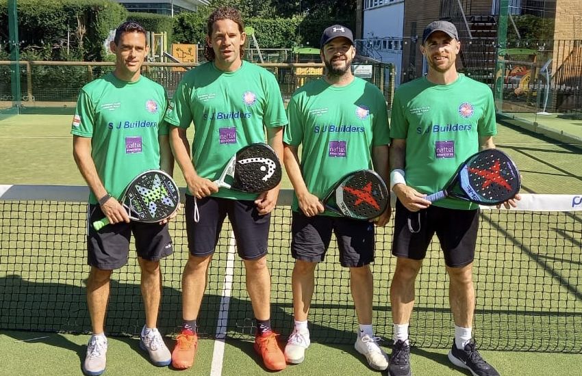 Guernsey's Padel team in UK final