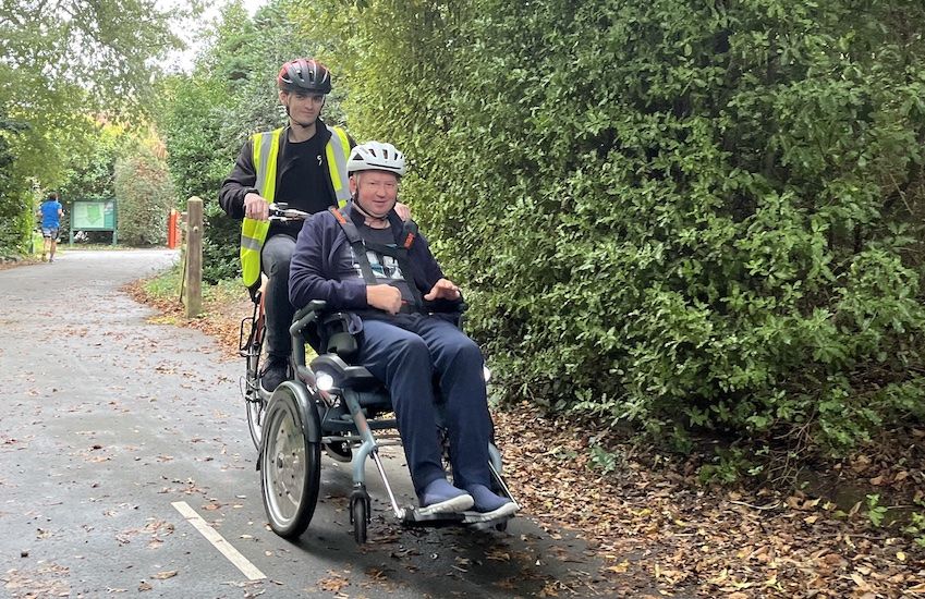 Accessible cycling scheme takes its next step