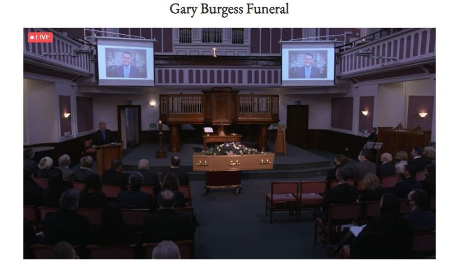 Thousands watch funeral service of popular broadcaster