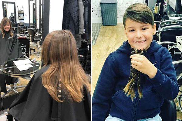 Hundreds raised as Joshua donates hair to other children