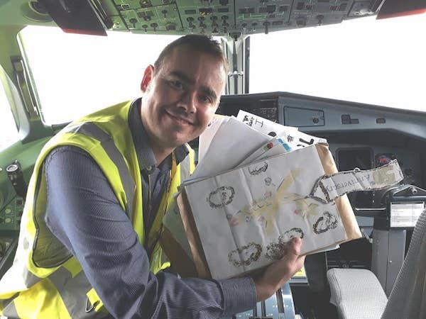 Hundreds of children get crafty for airline anniversary