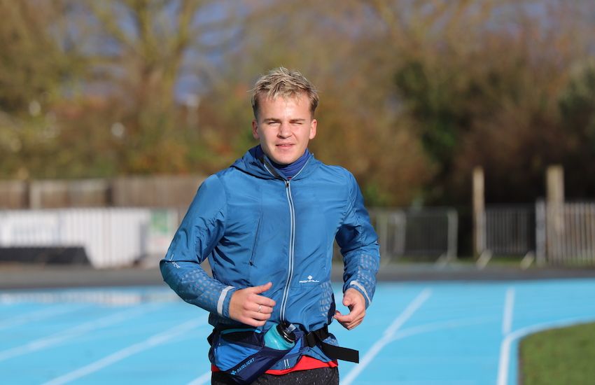 Jonkmans has time to spare as he runs through 100 mile barrier at Footes Lane