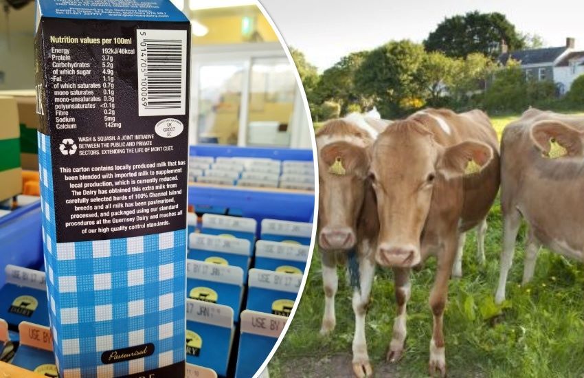 Milk in blue cartons is 100% local - despite message saying it's not