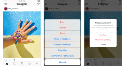 Instagram announces mute button to hide posts from accounts without unfollowing