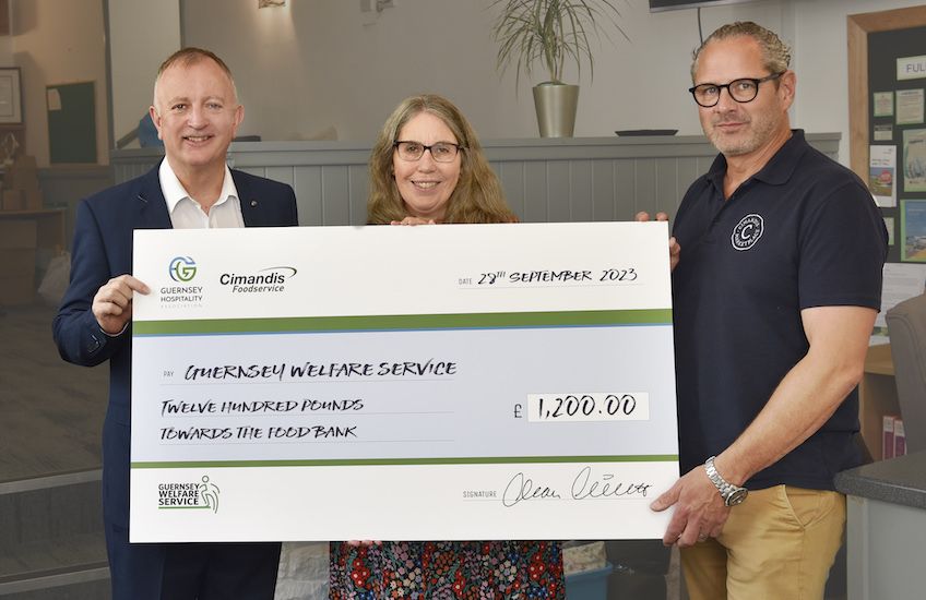 Guernsey Hospitality Association and Cimandis support Welfare Service
