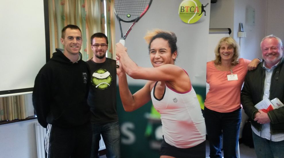 Guernsey tennis coaches put conference learnings into practice