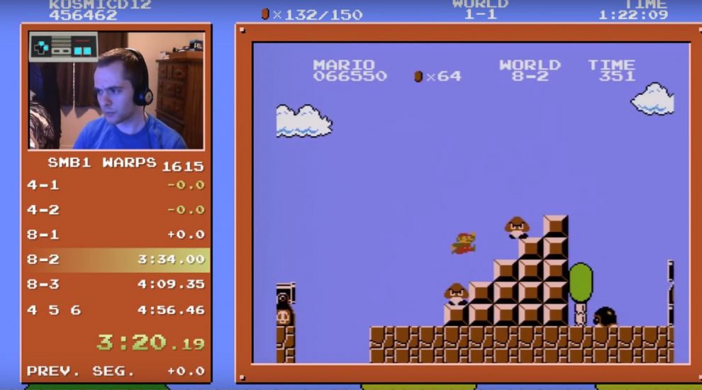 This guy just completed the fastest Super Mario Bros. speedrun of all time