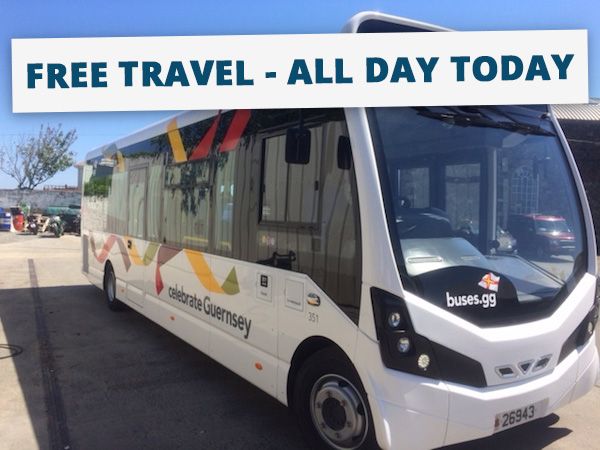 Buses free to use, all day today