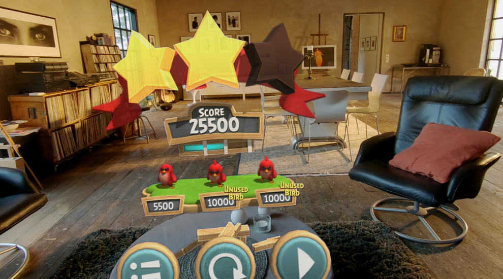 New Angry Birds game will allow users to play the game in mixed reality