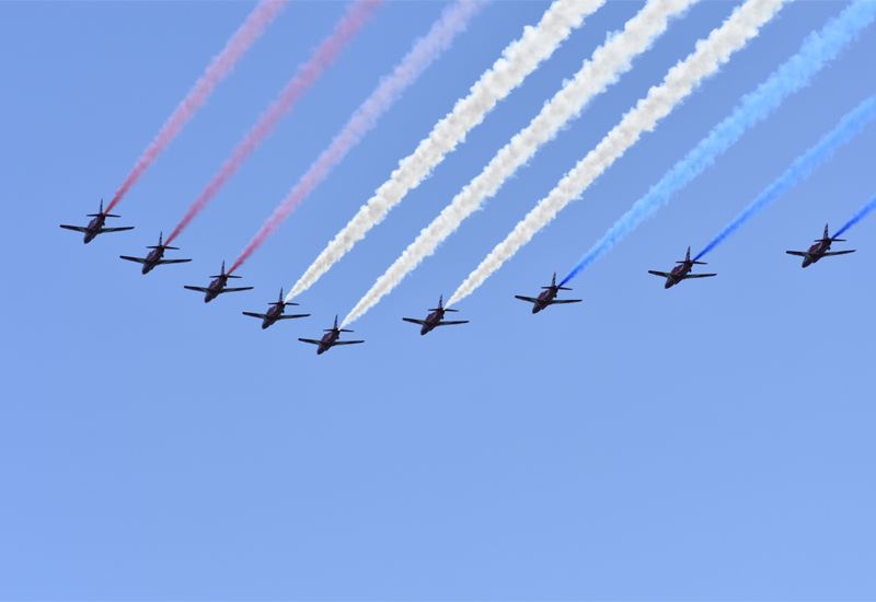 D-Day marked by the Red Arrows and others