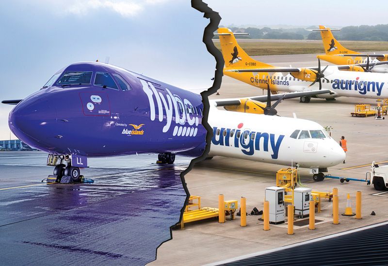 Aurigny and Blue Islands clash over ground handling