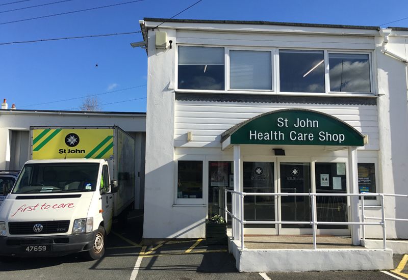 St John HealthCare Shop closed for Bank Holiday weekend