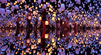 See the beautiful pictures from the Digital Art Museum in Toyko