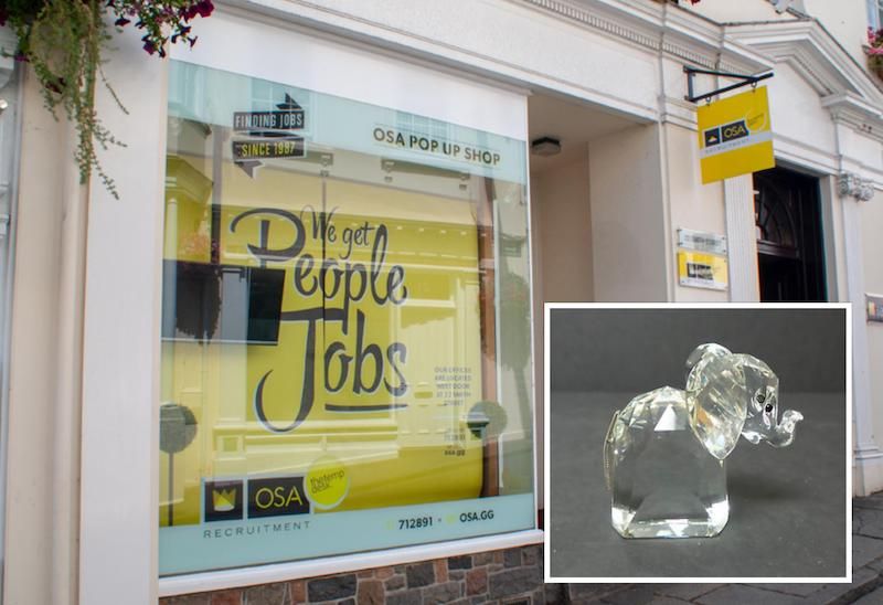 Crystal Elephant stolen in popup shop theft