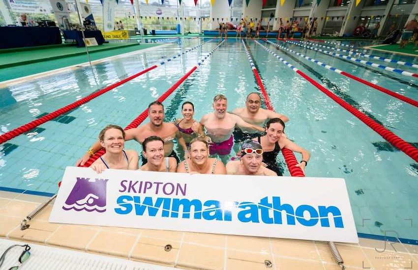 Swimmers encourage more Islanders to sign up for this year’s Skipton Swimarathon