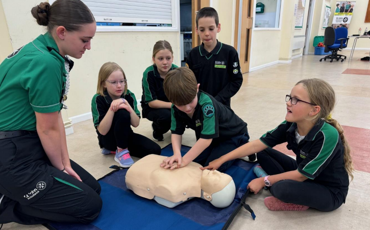 St John's Ambulance youth take on CPR marathon