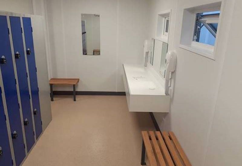 PEH changing rooms get an upgrade