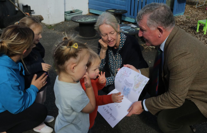 Lieutenant Governor visits Bright Beginnings to champion early years support