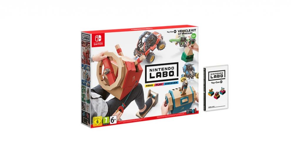 You can now build your own steering wheel with Nintendo Labo’s Vehicle Kit