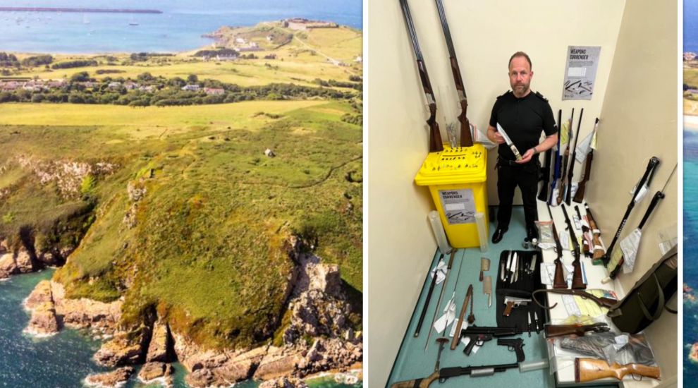 More than 30 dangerous weapons handed into Alderney authorities