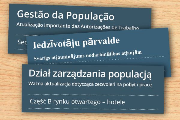 Population documents now available in multiple languages