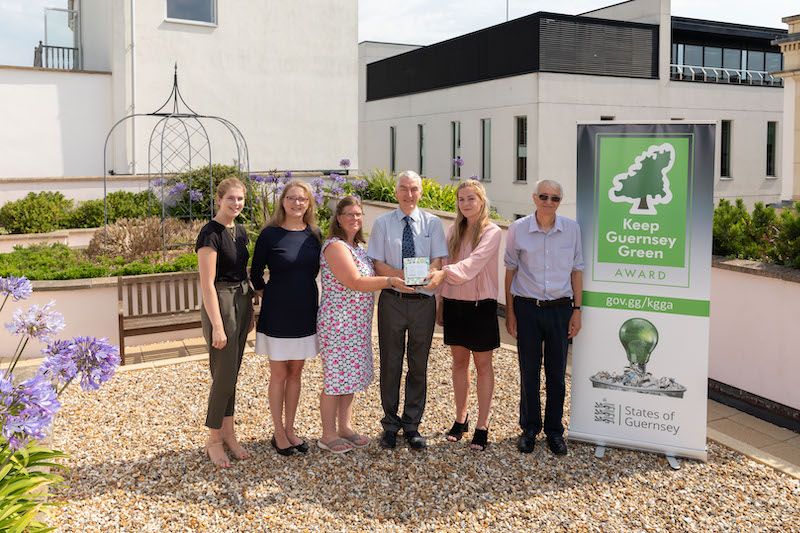 Butterfield receives silver Keep Guernsey Green Award